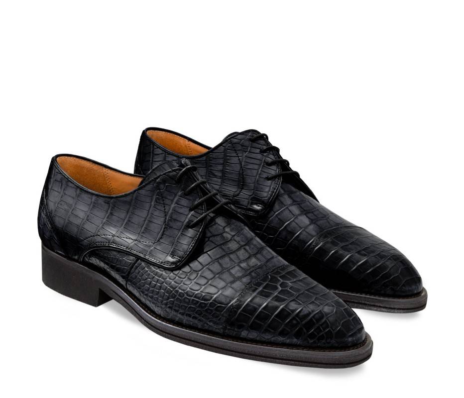 Pakerson DERBY FIRENZE ALLIGATORE GRIGIO STONE Soddisfazione Garantita
