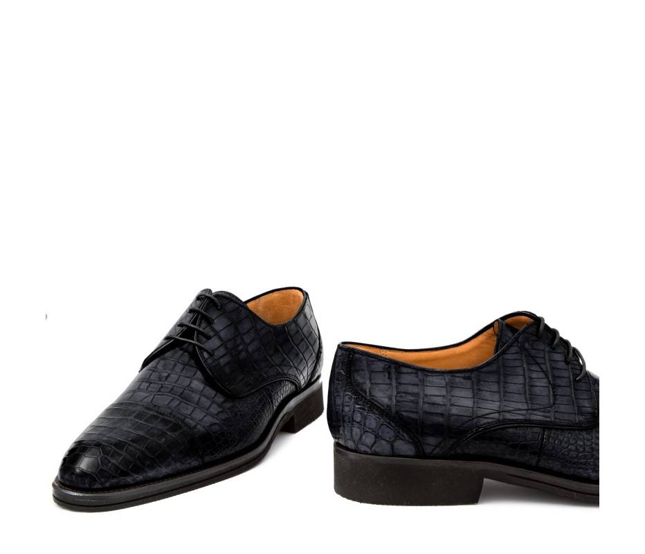 Pakerson DERBY FIRENZE ALLIGATORE GRIGIO STONE Soddisfazione Garantita