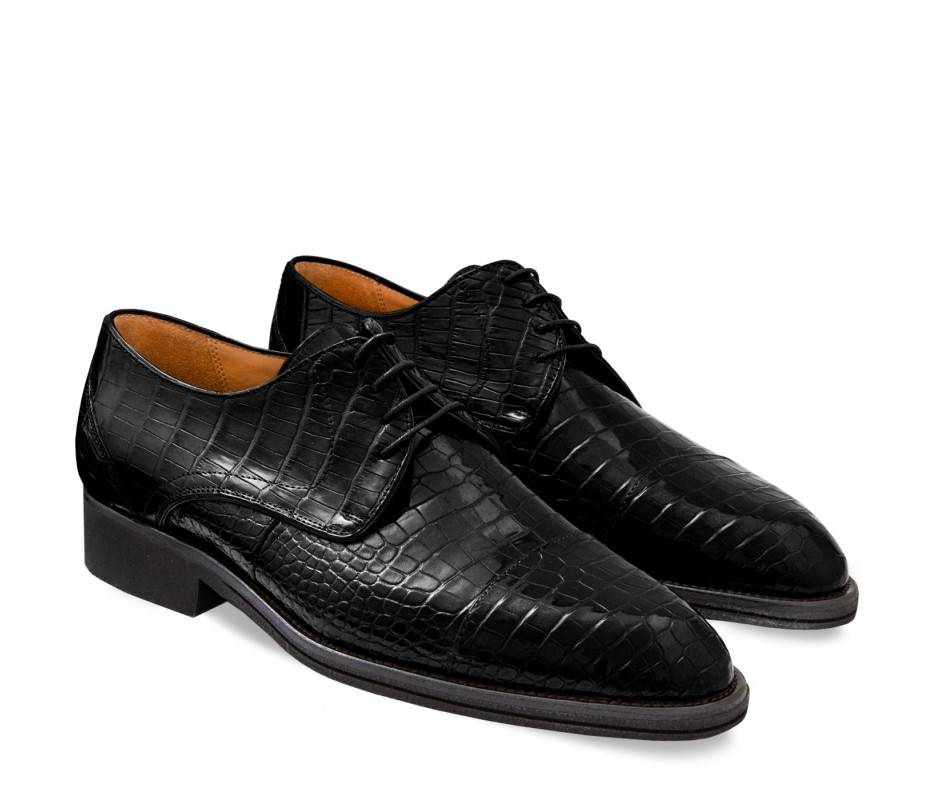 Pakerson DERBY FIRENZE ALLIGATORE NERO Consegna Veloce