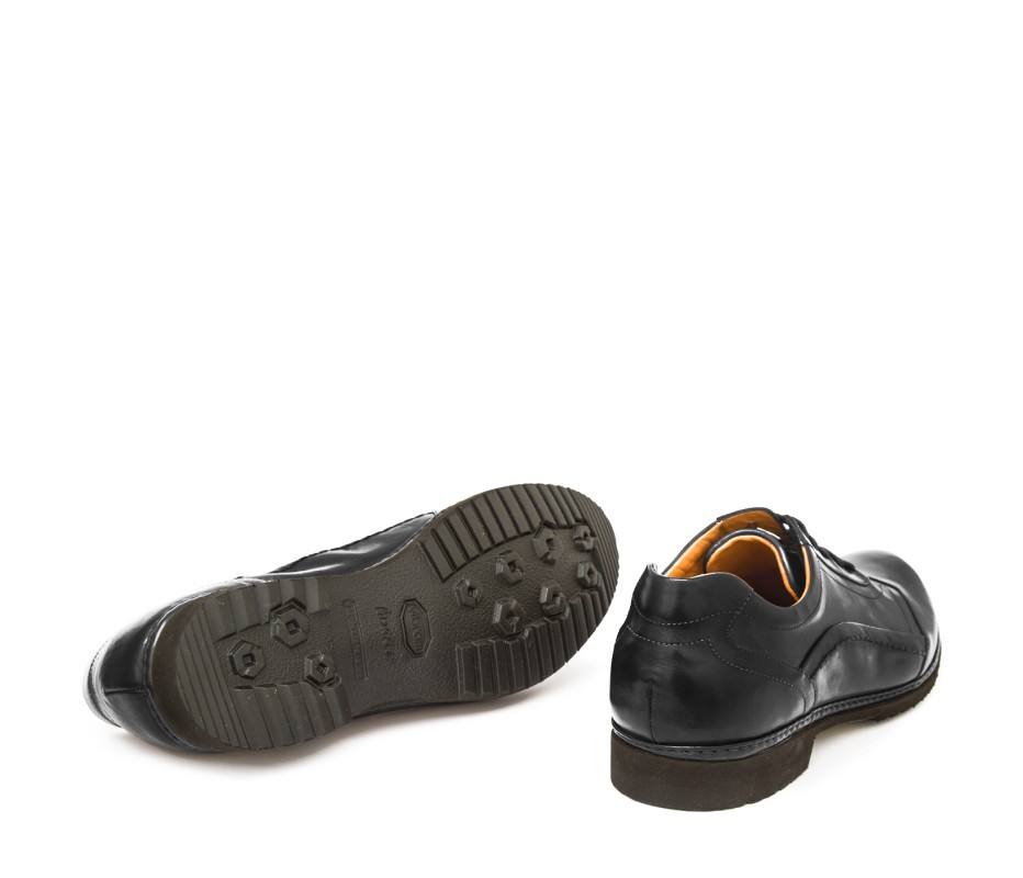 Pakerson DERBY PIENZA PELLE NERA Fino Al -60%