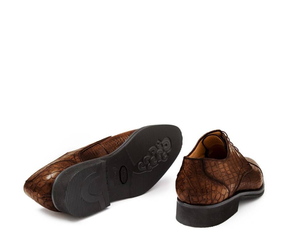 Pakerson DERBY FIRENZE ALLIGATORE MARRONE TIMBER Presa
