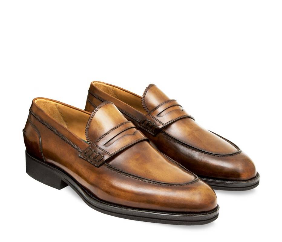 Pakerson MOCASSINO LUCCA PELLE MARRONE TIMBER Sconto