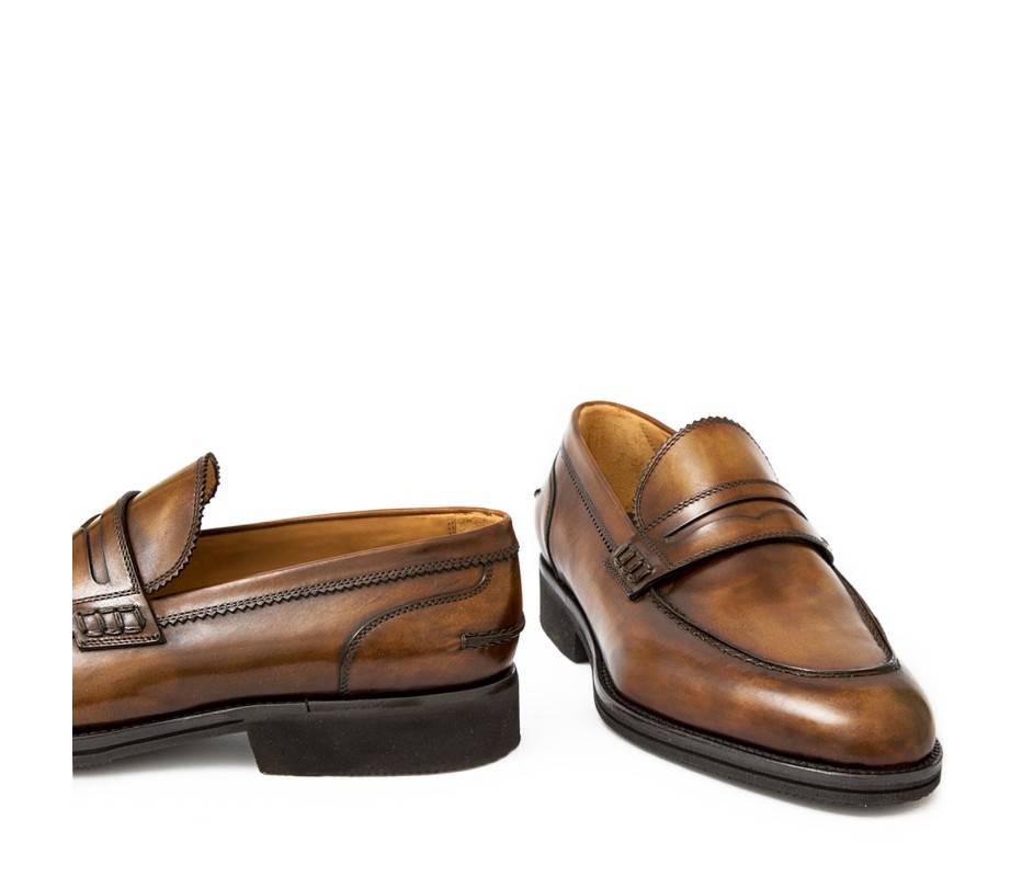 Pakerson MOCASSINO LUCCA PELLE MARRONE TIMBER Sconto