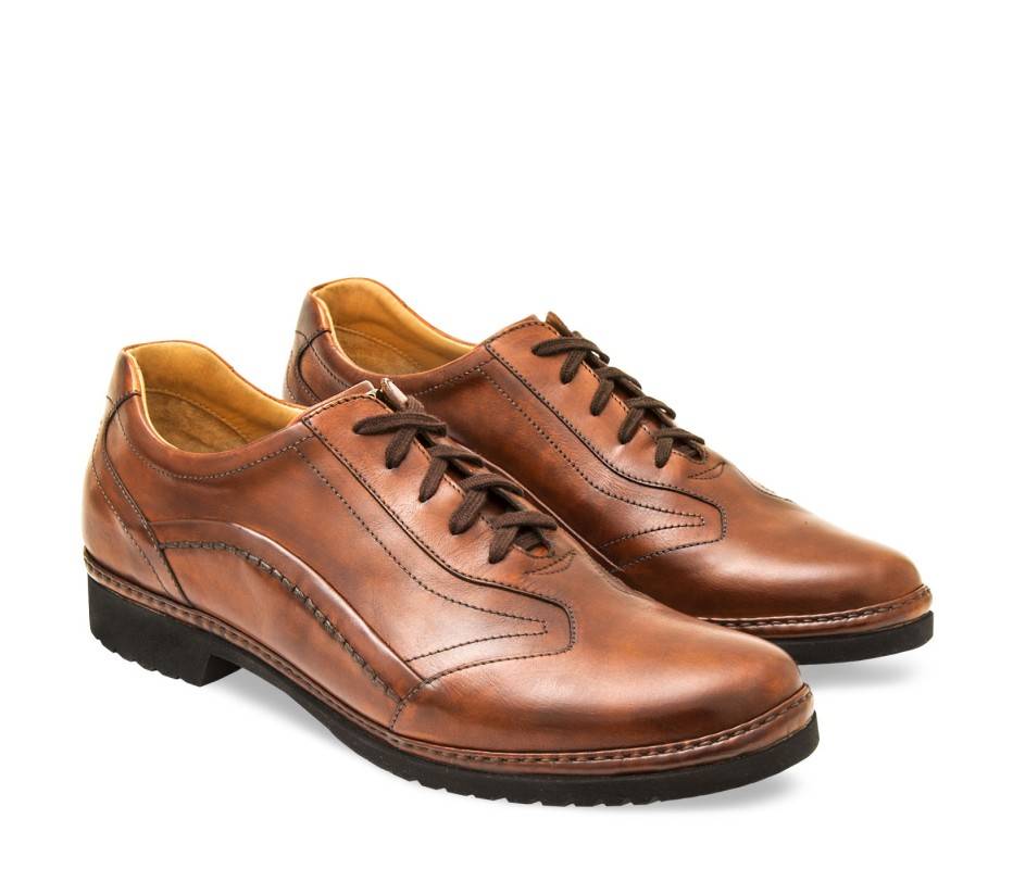 Pakerson DERBY PIENZA PELLE MARRONE TAN Offerta