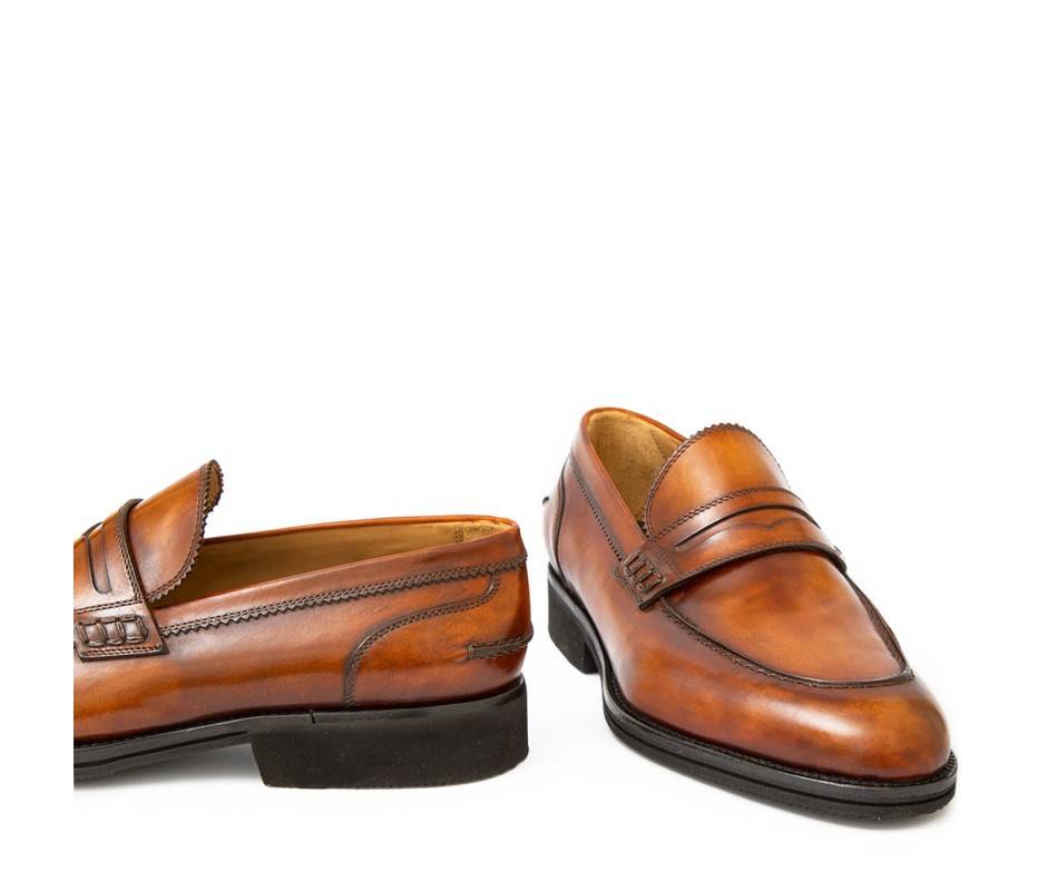 Pakerson MOCASSINO LUCCA PELLE MARRONE WOOD Outlet