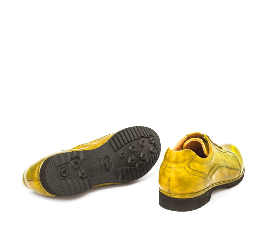 Pakerson DERBY PIENZA PELLE GIALLA Moda