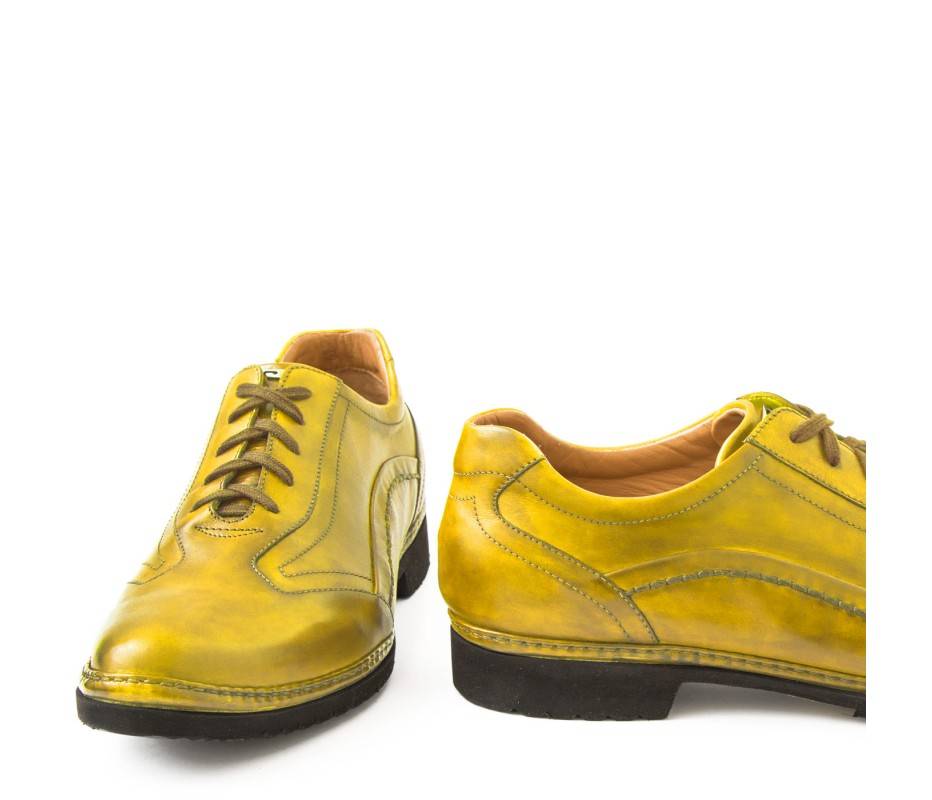 Pakerson DERBY PIENZA PELLE GIALLA Moda