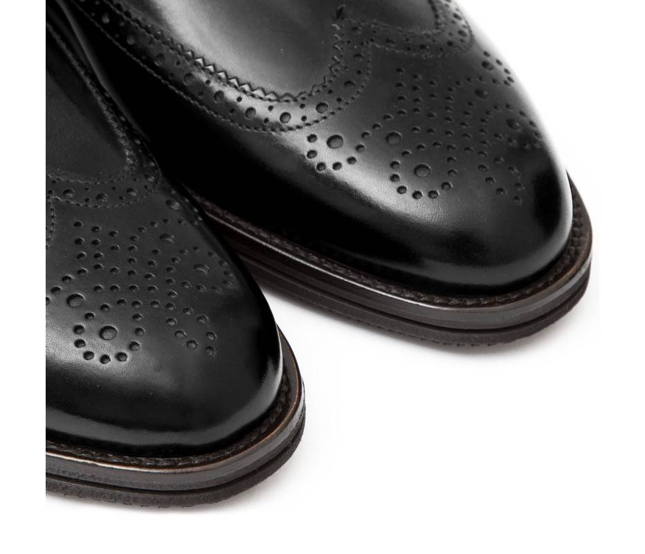Pakerson DOPPIA FIBBIA SIENA PELLE NERA Promozione