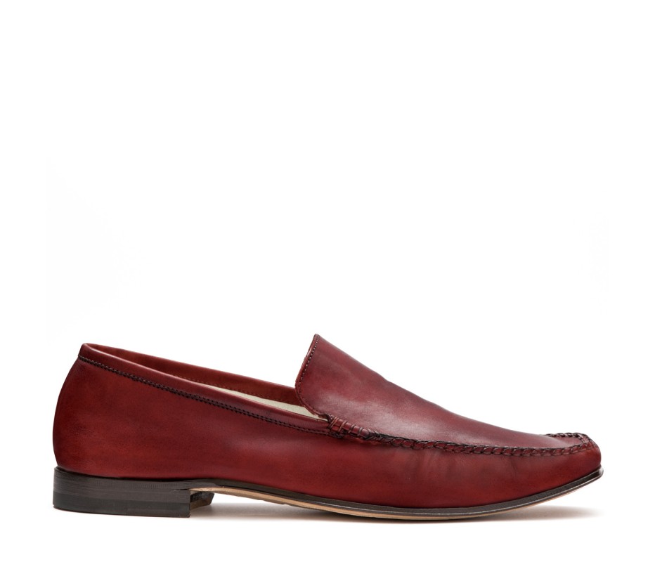 Pakerson MOCASSINO CERRETO PELLE ROSSO BORDEAUX Convenienza