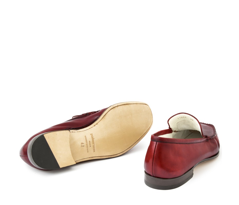 Pakerson MOCASSINO CERRETO PELLE ROSSO BORDEAUX Convenienza