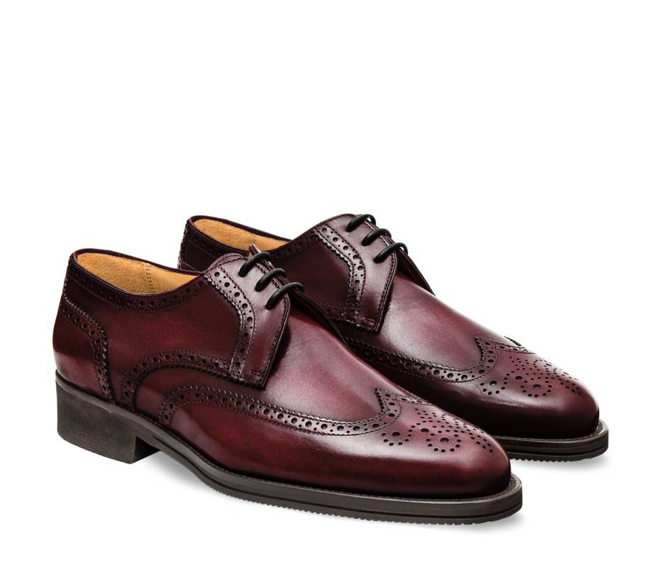 Pakerson DERBY PISA PELLE BORDEAUX VINO Vendite Flash