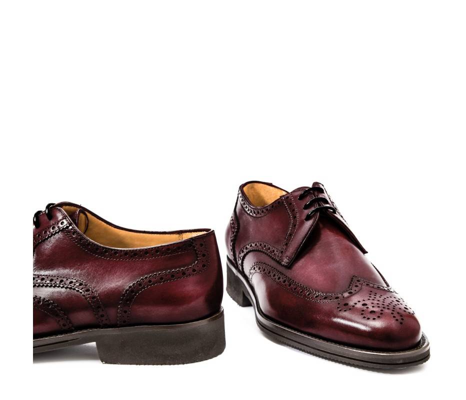 Pakerson DERBY PISA PELLE BORDEAUX VINO Vendite Flash