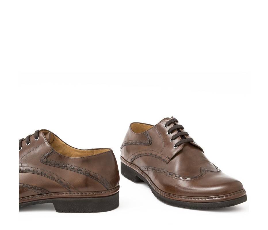 Pakerson DERBY CORTONA PELLE CIOCCOLATO Nuovo