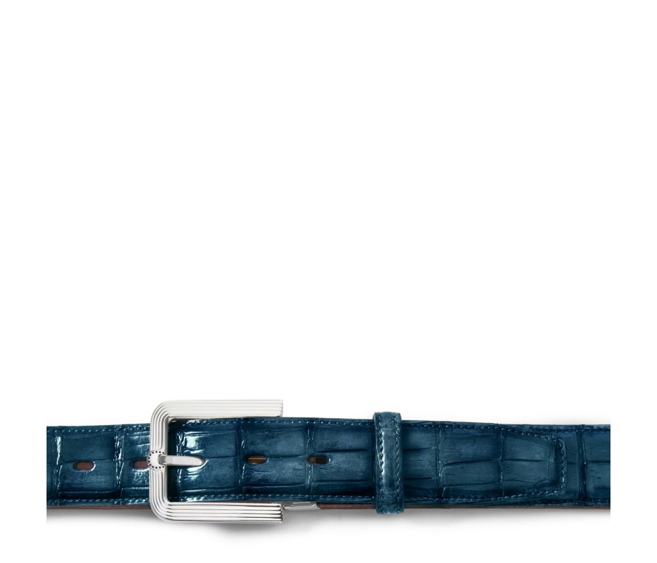 Pakerson FIBBIA FIESOLE ALLIGATORE AZZURRO BAY Promozione Limitata