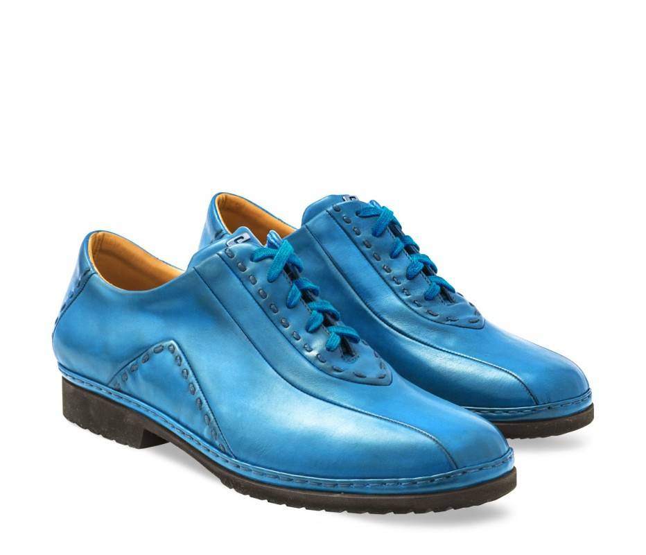 Pakerson DERBY BOLGHERI PELLE AZZURRO CIELO Convenienza