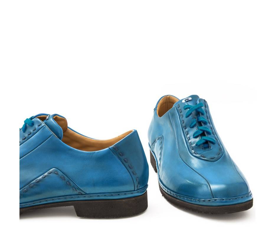 Pakerson DERBY BOLGHERI PELLE AZZURRO CIELO Convenienza