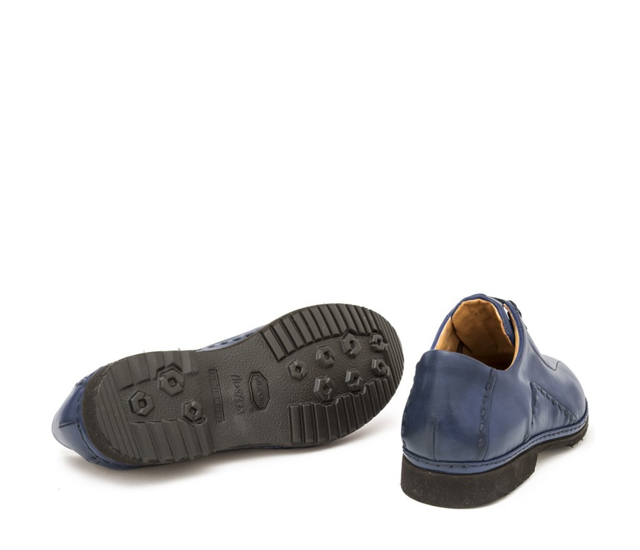 Pakerson DERBY BOLGHERI PELLE BLU NAVY Sconto