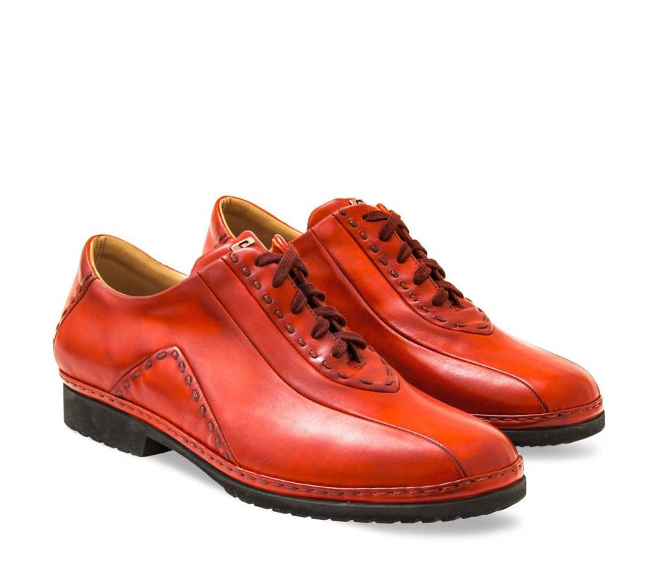 Pakerson DERBY BOLGHERI PELLE ROSSA In Saldo
