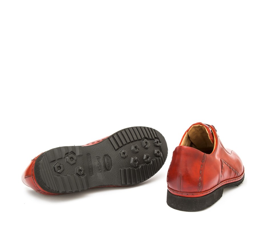 Pakerson DERBY BOLGHERI PELLE ROSSA In Saldo