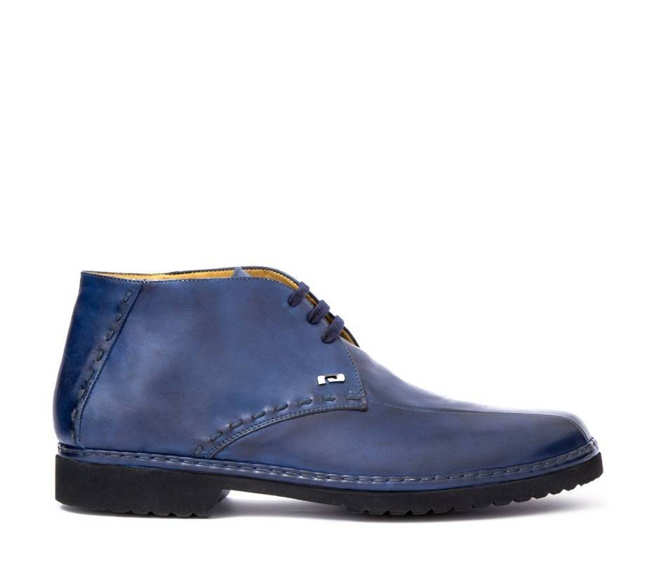 Pakerson POLACCHINO GREVE PELLE BLU NAVY Vendita