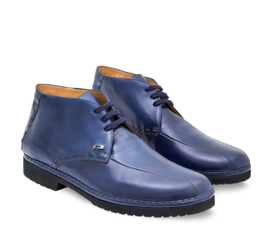 Pakerson POLACCHINO GREVE PELLE BLU NAVY Vendita