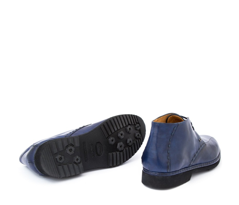 Pakerson POLACCHINO GREVE PELLE BLU NAVY Vendita