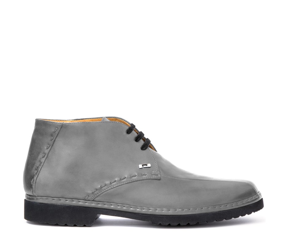 Pakerson POLACCHINO GREVE PELLE GRIGIO SMOG Spedizione Gratuita
