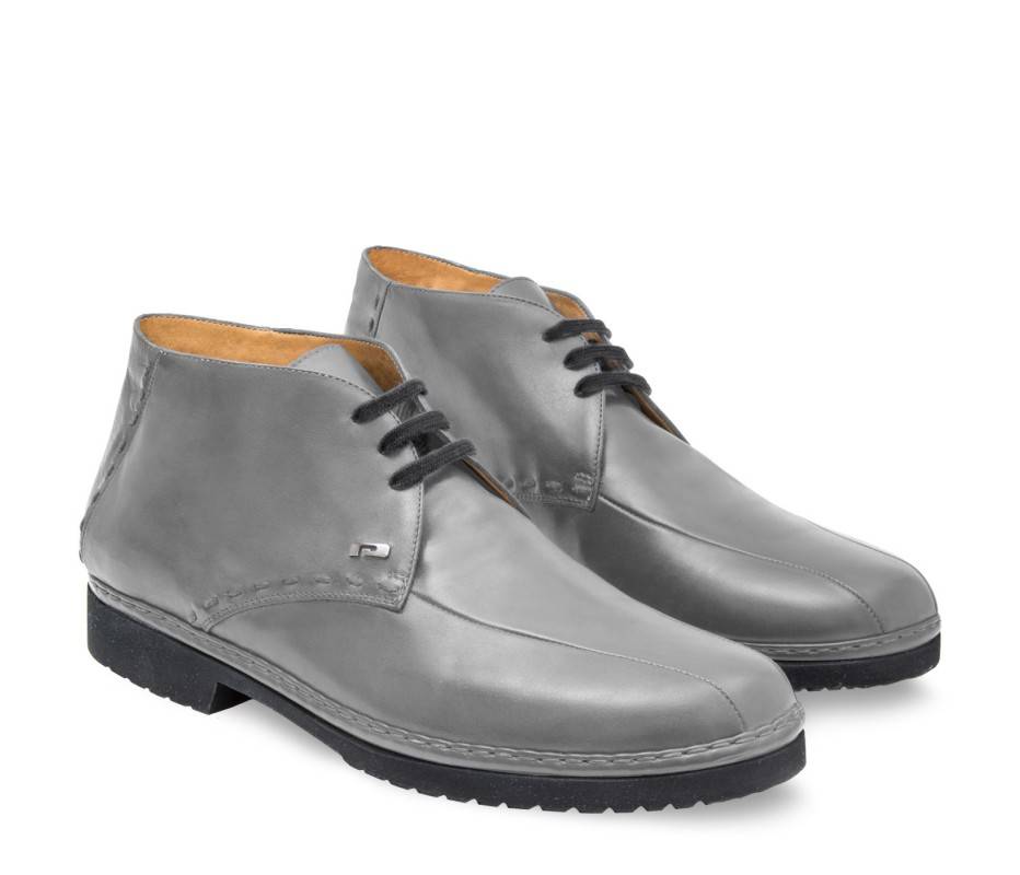Pakerson POLACCHINO GREVE PELLE GRIGIO SMOG Spedizione Gratuita