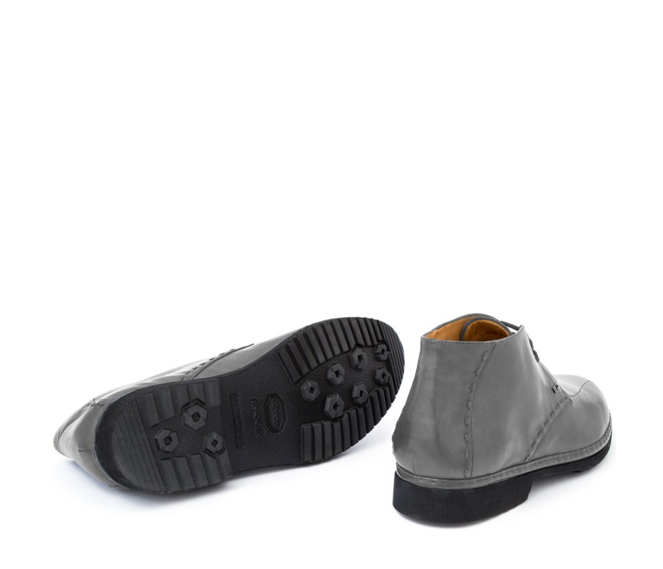 Pakerson POLACCHINO GREVE PELLE GRIGIO SMOG Spedizione Gratuita