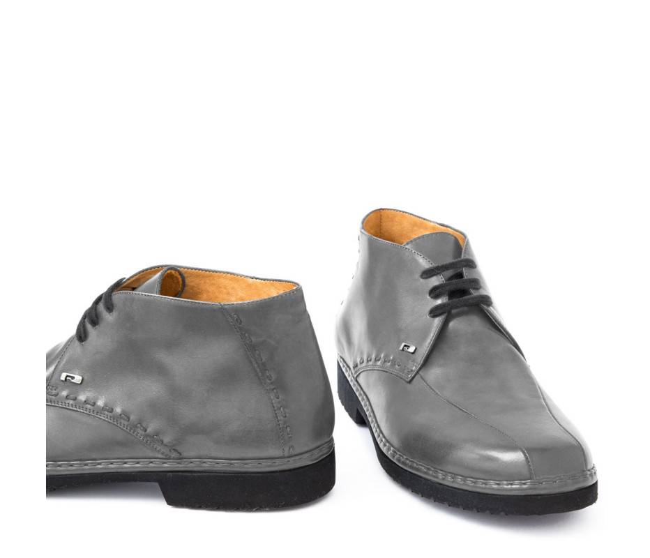 Pakerson POLACCHINO GREVE PELLE GRIGIO SMOG Spedizione Gratuita