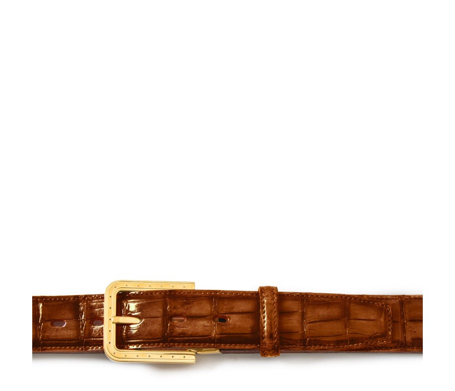 Pakerson FIBBIA RIPA ALLIGATORE MARRONE WOOD Online