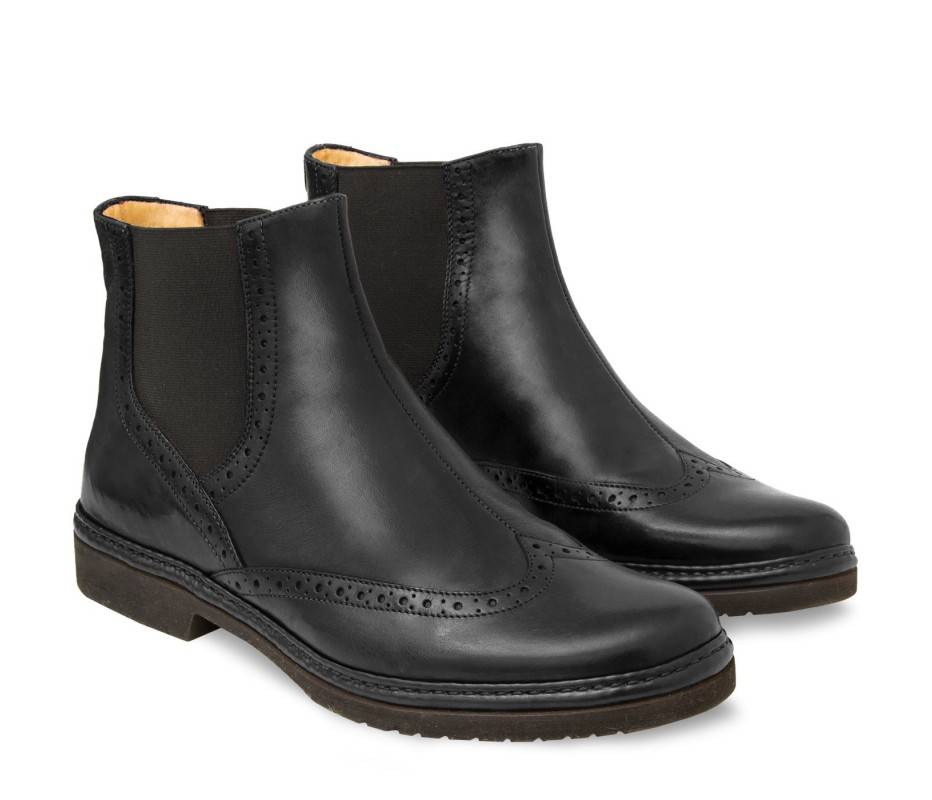 Pakerson STIVALETTO COLLODI PELLE NERA Outlet