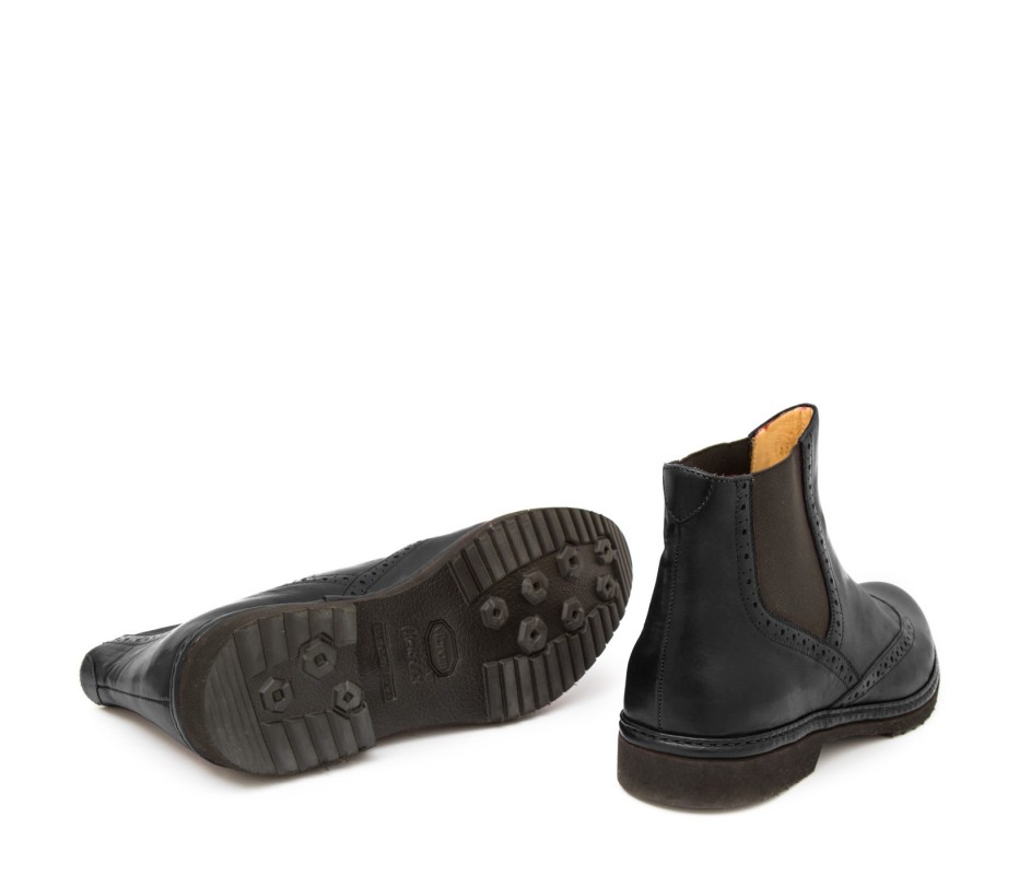 Pakerson STIVALETTO COLLODI PELLE NERA Outlet