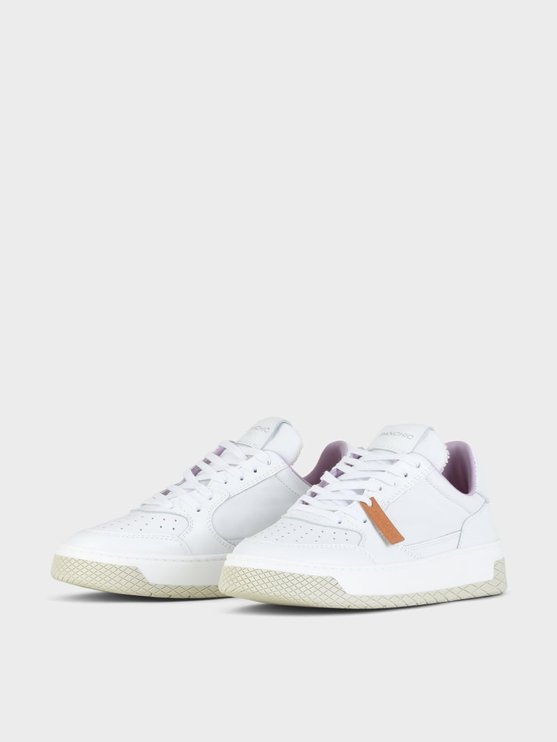 Panchic SNEAKER LOW P02 DONNA IN PELLE BIANCO 2025