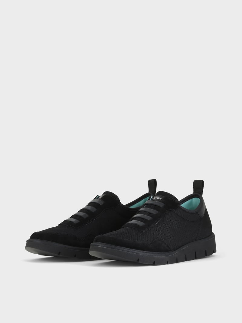 Panchic SLIP ON P05 UOMO IN MESH E SUEDE NERO Offerta Giorno del Papà