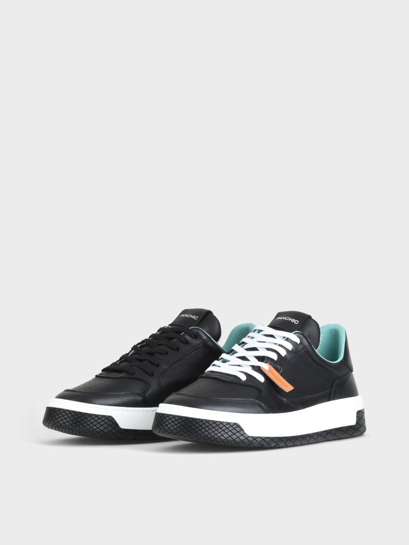 Panchic SNEAKER LOW P02 UOMO IN PELLE NERO Italia