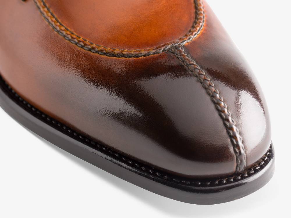 ﻿Paolo Sartori Art. 583 Derby in pelle Anticata Cognac Offerte