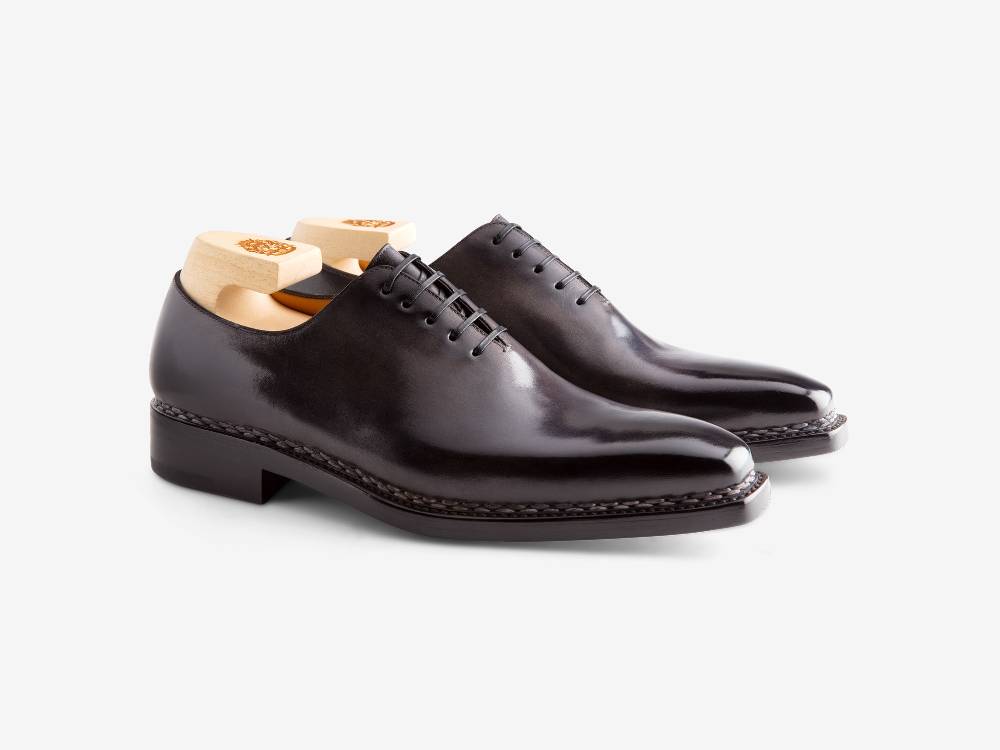Paolo Sartori Art. 175B Oxford in pelle Anticata Grigio Nuova