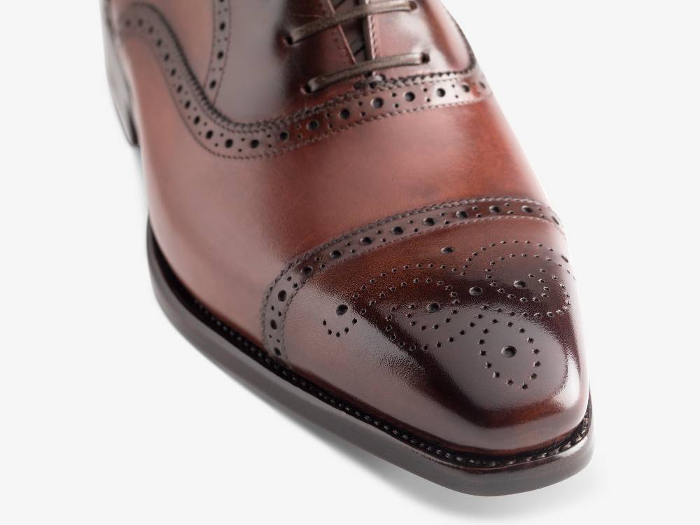 Paolo Sartori Art. 587 Oxford in pelle Anticata Amarone Qualità Garantita