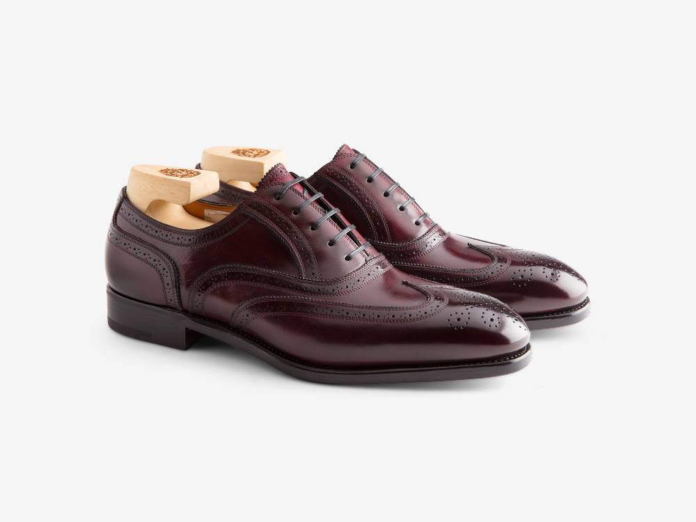 Paolo Sartori Art. 699 Oxford in pelle Anticata Bordeaux Affare Del Giorno