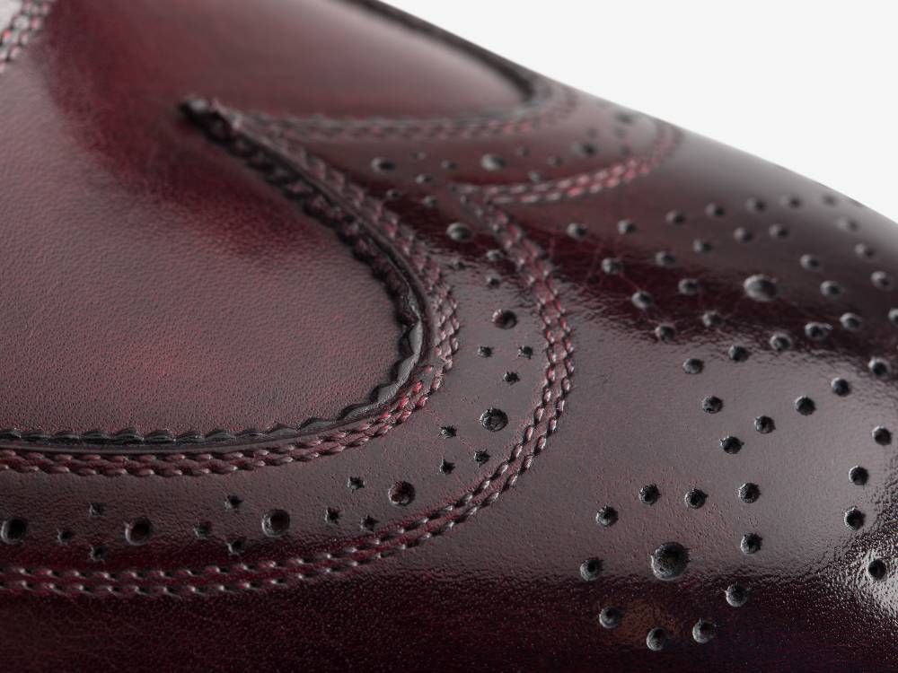 Paolo Sartori Art. 699 Oxford in pelle Anticata Bordeaux Affare Del Giorno