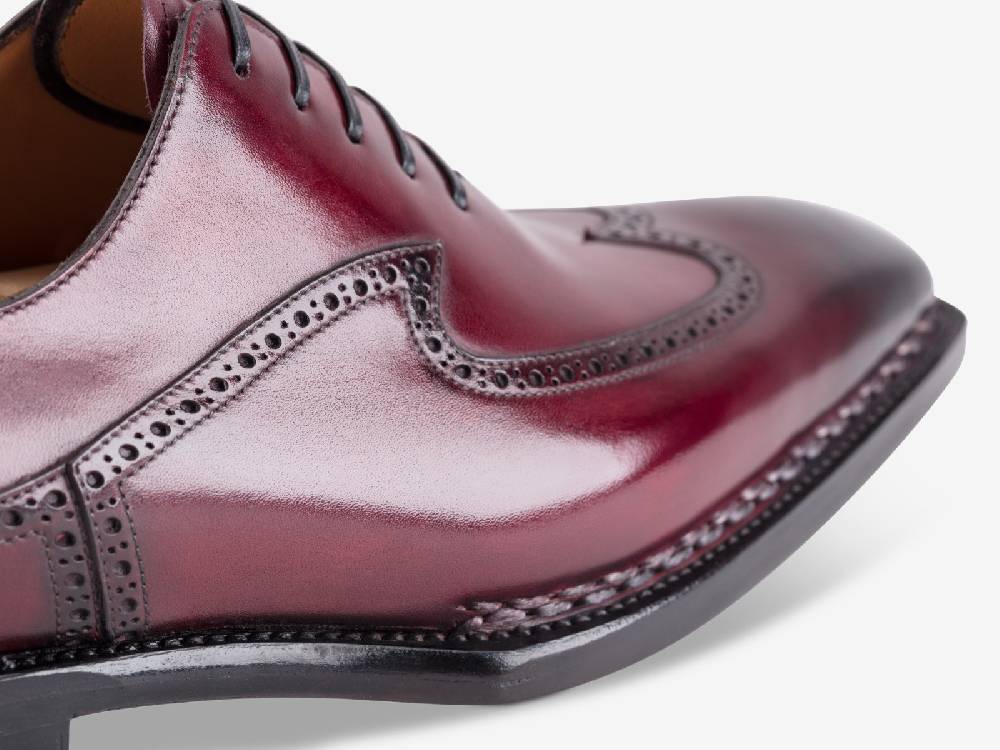 Paolo Sartori Art. 791 Oxford in Antiqued Bordeaux Leather Novità