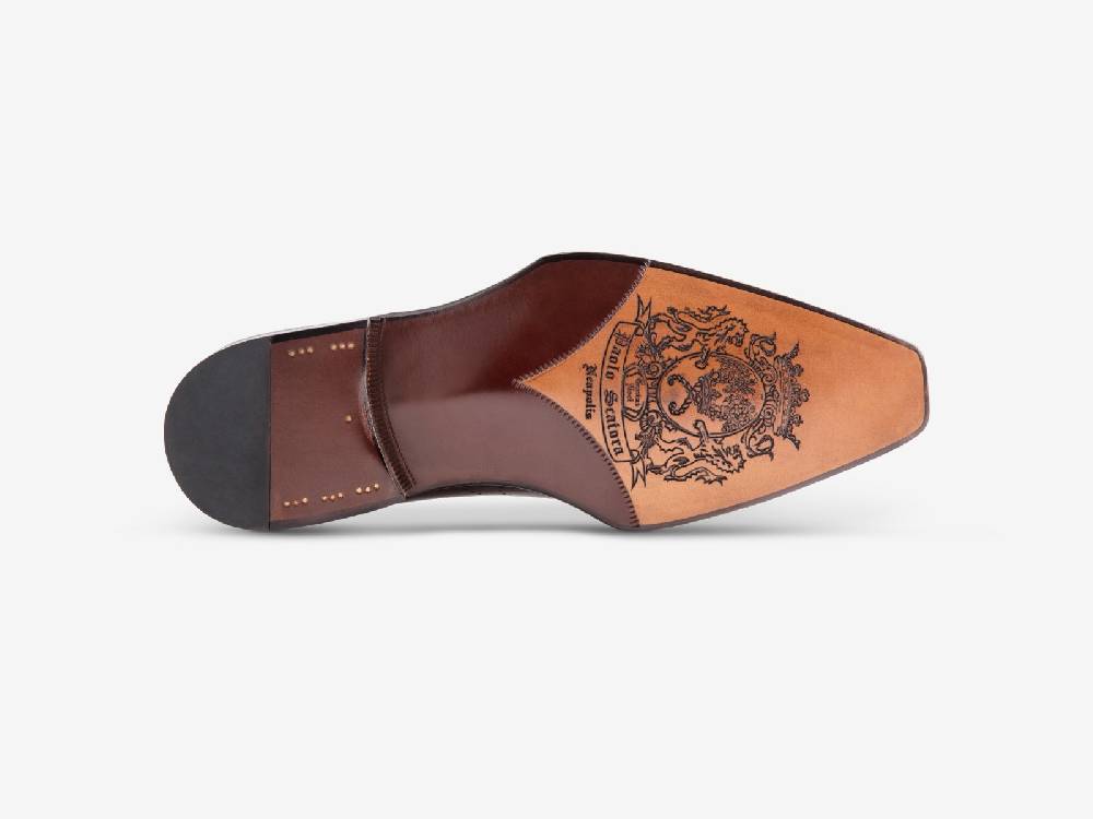 Paolo Sartori Art. 791 Oxford in Antiqued Bordeaux Leather Novità