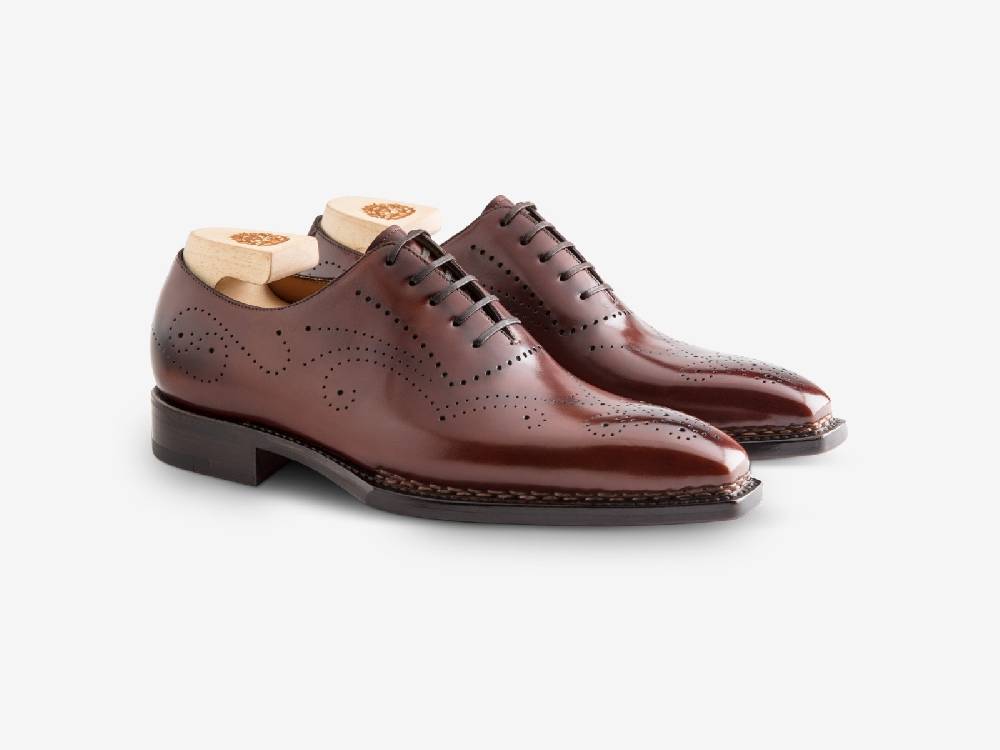 Paolo Sartori Art. 768 Oxford in Antiqued Positano Leather Sconto