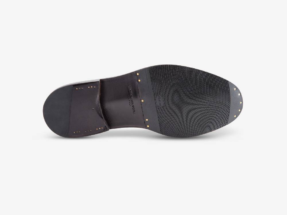 Paolo Sartori Art. 769 Oxford in Antiqued Grigio Leather Offerta