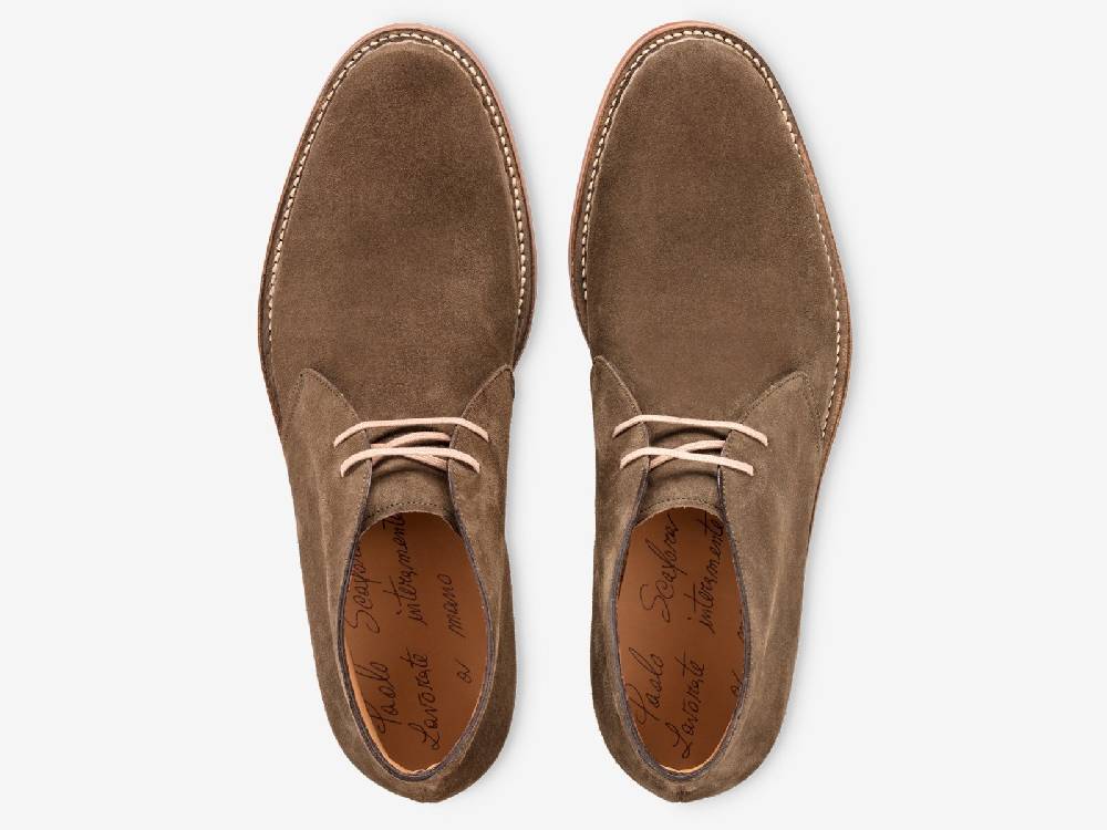 Paolo Sartori Art. 798 Desert Boot Foresta Suede Leather Saldi Di Fabbrica