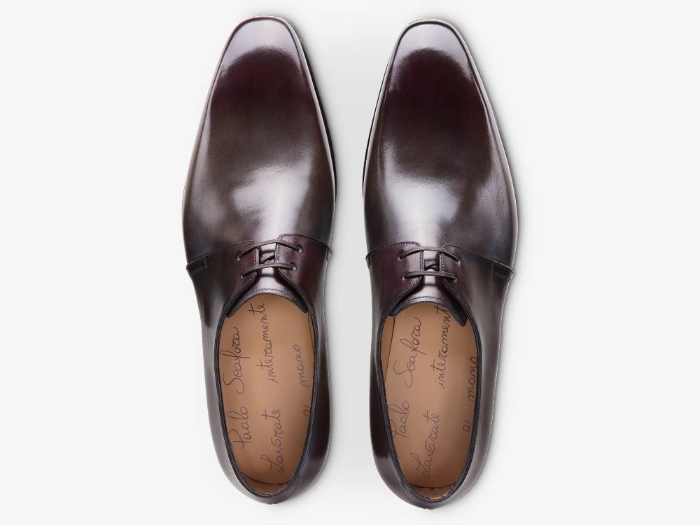 Paolo Sartori Art. 504 Derby in pelle Anticata Capri Vendite Flash