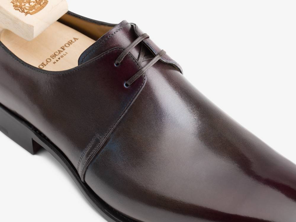 Paolo Sartori Art. 504 Derby in pelle Anticata Capri Vendite Flash