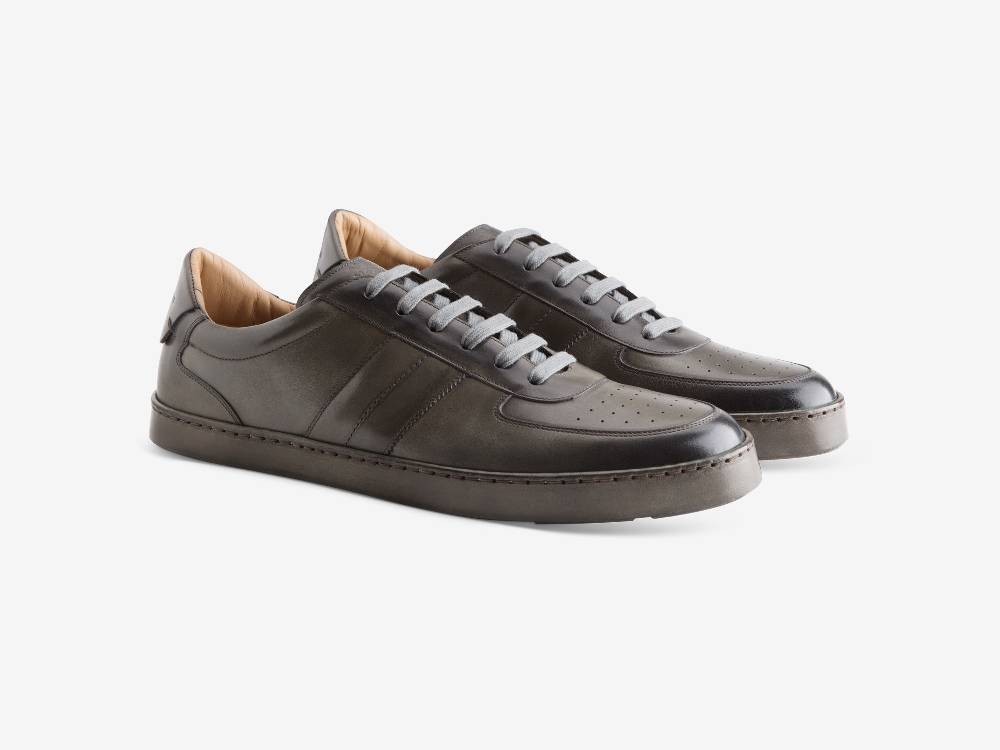 Paolo Sartori Art.Tenny2 Sneakers In Pelle Anticata Ardesia Vendita