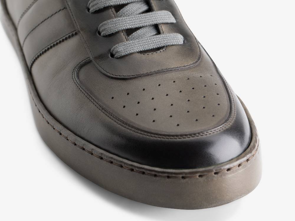 Paolo Sartori Art.Tenny2 Sneakers In Pelle Anticata Ardesia Vendita